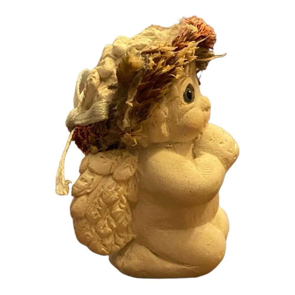 Vintage 1995 Dreamsicles Praying Cherub Angel Figurine Cast Art